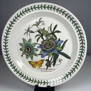 Vintage Portmeirion Botanic Garden Passion Flower Dinner Plate 10.5" - A